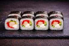 Ролл восходящее солнце - Доставка суши, роллов, пиццы в Новосибирске