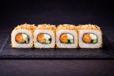 Ролл бонито с лососем терияки - Доставка суши, роллов, пиццы в Новосибирске