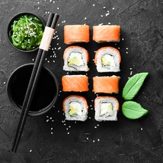 Роллы - Доставка суши, роллов, пиццы в Новосибирске