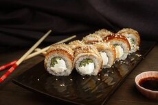 Ролл унаги филадельфия - Доставка суши, роллов, пиццы в Новосибирске