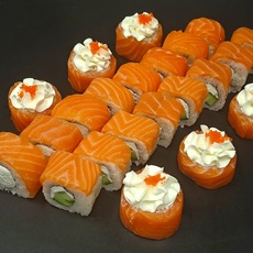 Фила сэт - Доставка суши, роллов, пиццы в Новосибирске