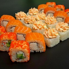 Сэт трио - Доставка суши, роллов, пиццы в Новосибирске