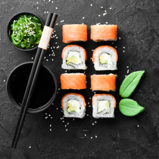 Роллы - Доставка суши, роллов, пиццы в Новосибирске
