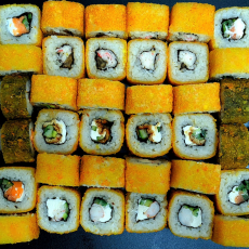 Сэт горячий - Доставка суши, роллов, пиццы в Новосибирске