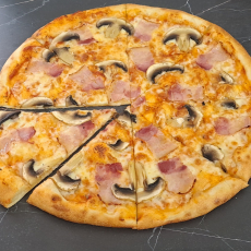 Пицца с беконом и грибами - Доставка суши, роллов, пиццы в Новосибирске