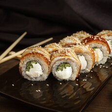Ролл унаги филадельфия - Доставка суши, роллов, пиццы в Новосибирске