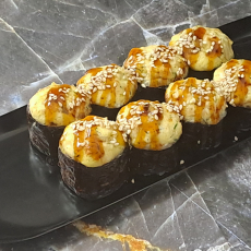 Запеченный ролл унаги хот - Доставка суши, роллов, пиццы в Новосибирске