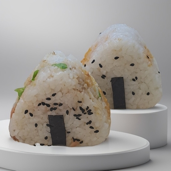 Онигири с лососем - Доставка суши, роллов, пиццы в Новосибирске