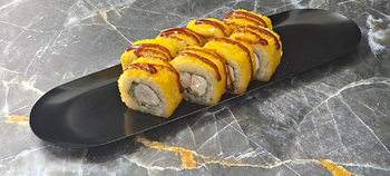 Жаренный ролл эби темпура - Доставка суши, роллов, пиццы в Новосибирске