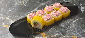 Жаренный ролл лава темпура - Доставка суши, роллов, пиццы в Новосибирске