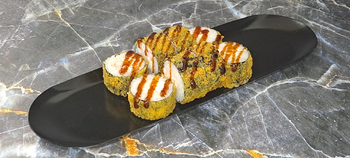 Жаренный ролл сурими эби темпура - Доставка суши, роллов, пиццы в Новосибирске